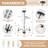 3/5-Light CelestialCrown Sputnik Chandelier with Artistic Glass Shades – Black for Kitchen & Living Room-141289101-141289090-141289088