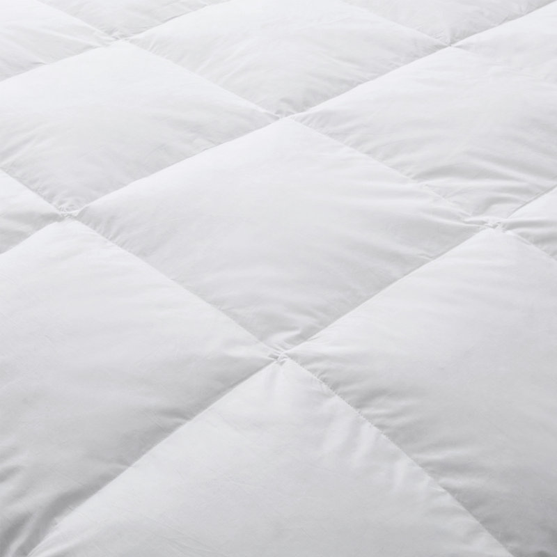Édredon en duvet d'oie toutes saisons, Lit simple