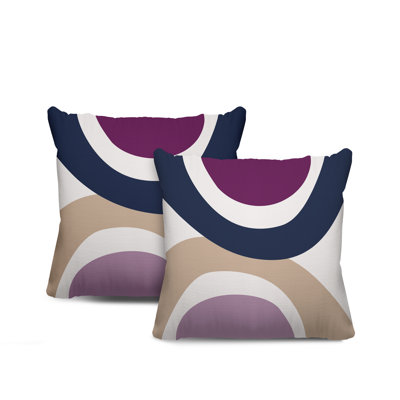 Polyester/Polyester Blend Throw Square Indoor/Outdoor