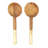 Piece Wood Stainless Steel Salad Servers