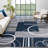 Geometric Machine Washable Rug with Rubber Backing for Living Room Modern Non-Slip Dining Room Rug Easy-Cleaning Floor Carpet for Bedroom-395927609