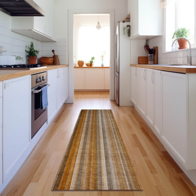 Premium Machine Washable Cerrito AMF543 Paprika Rug