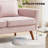 Jadier 66" Upholstered Loveseat Square Sofa-1237332771-1230110786