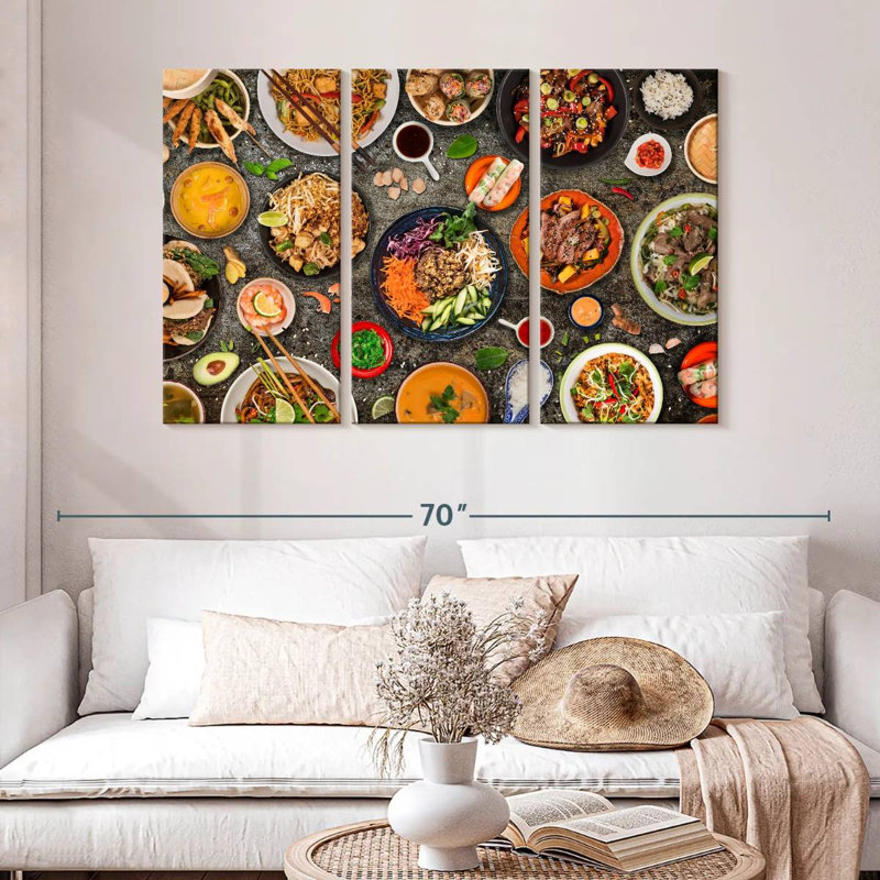 Yarlin Asian Cuisine, 32" H x 50" W