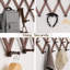 Solid Wood 16 - Hook Wall Mounted Coat Rack