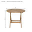 Chester Outdoor Round Teak Bistro Table