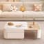 Table basse légère rétractable de style crème légère