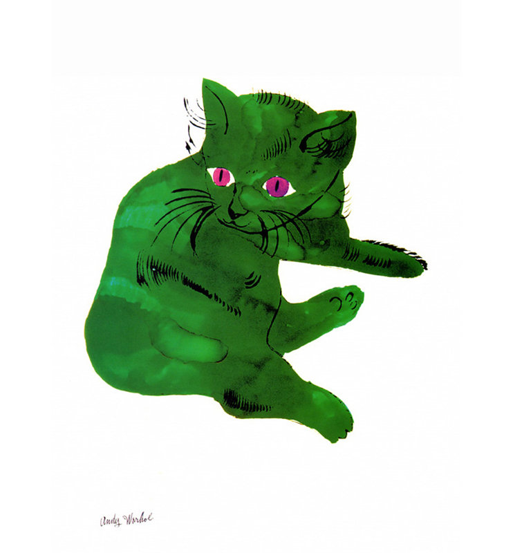 Sans titre (chat), c. 1956, H 18 po x l 13 po