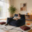 Fauteuil à billes Allea Velveteen-405014644