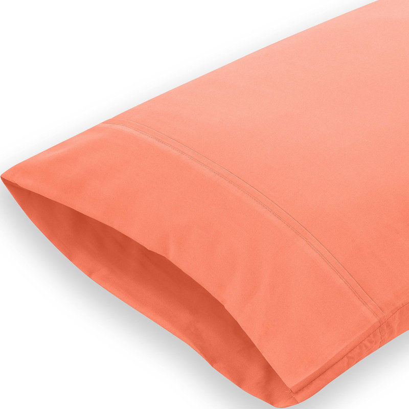 Royale Linens | Bed Pillow Cover | Pillowcases | Brushed Microfiber Wrinkle & Fade Resistant | Soft & Cozy| Size Pillow Case