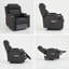 Upholstered Home Theater Recliner Sofa Seat-114360031