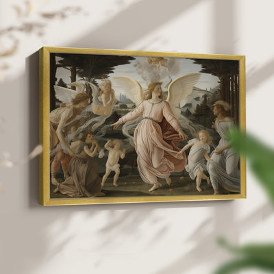 Angels From Above-LXXXVI -Framed Print - Restickable