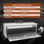 Boîte de poids lourds en aluminium à plaque de diamant, 48 po, 17 po, 18 po, imperméable, verrouillable, pour camion, fourgonnette, outil de remorque, rangement de 48 po, 17 po, 18 po, serrure et clés, loquet à poignée en T, protège les articles