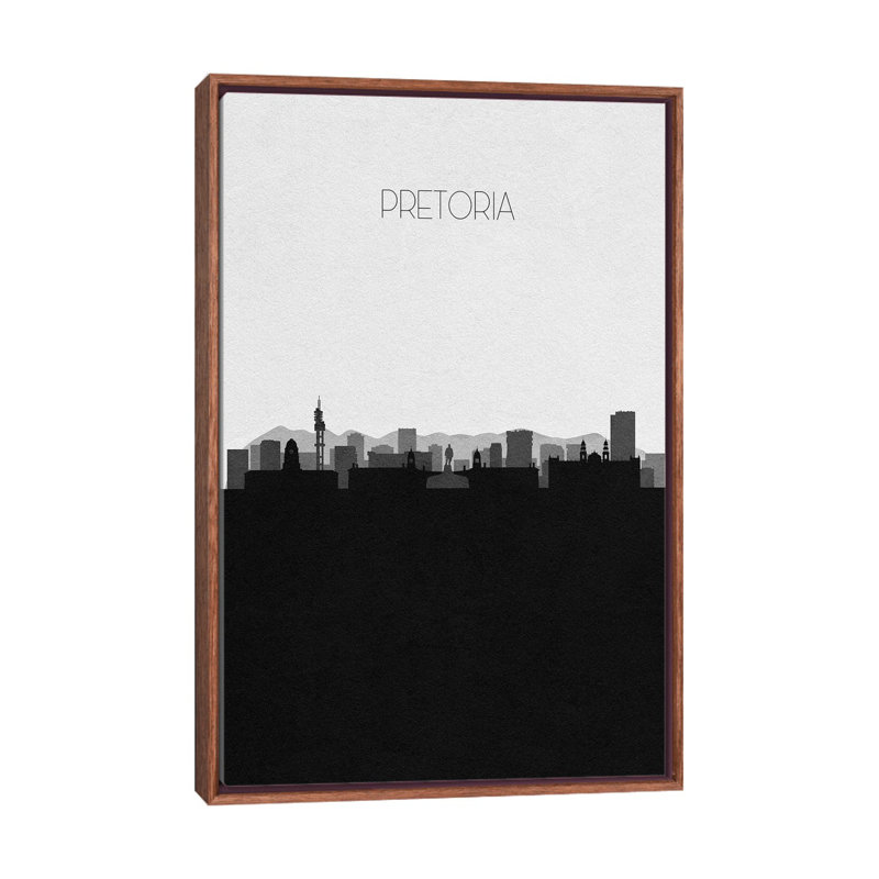 Pretoria, South Africa City Skyline by Ayse Deniz Akerman - Print on Canvas