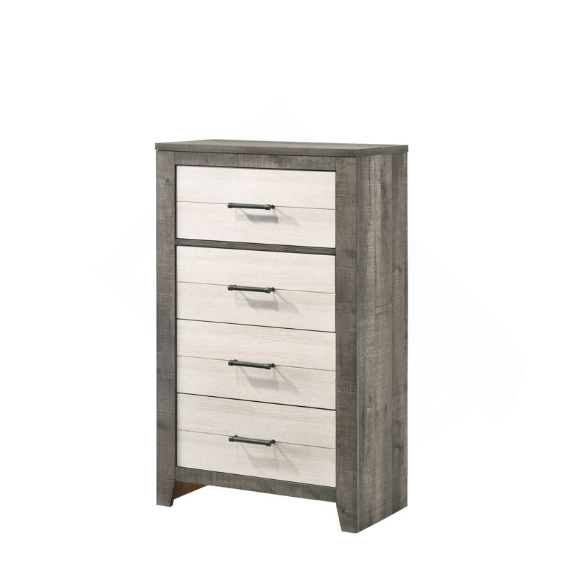 Poignée à tirer en métal à deux tons pour commode et commode 1 pièce