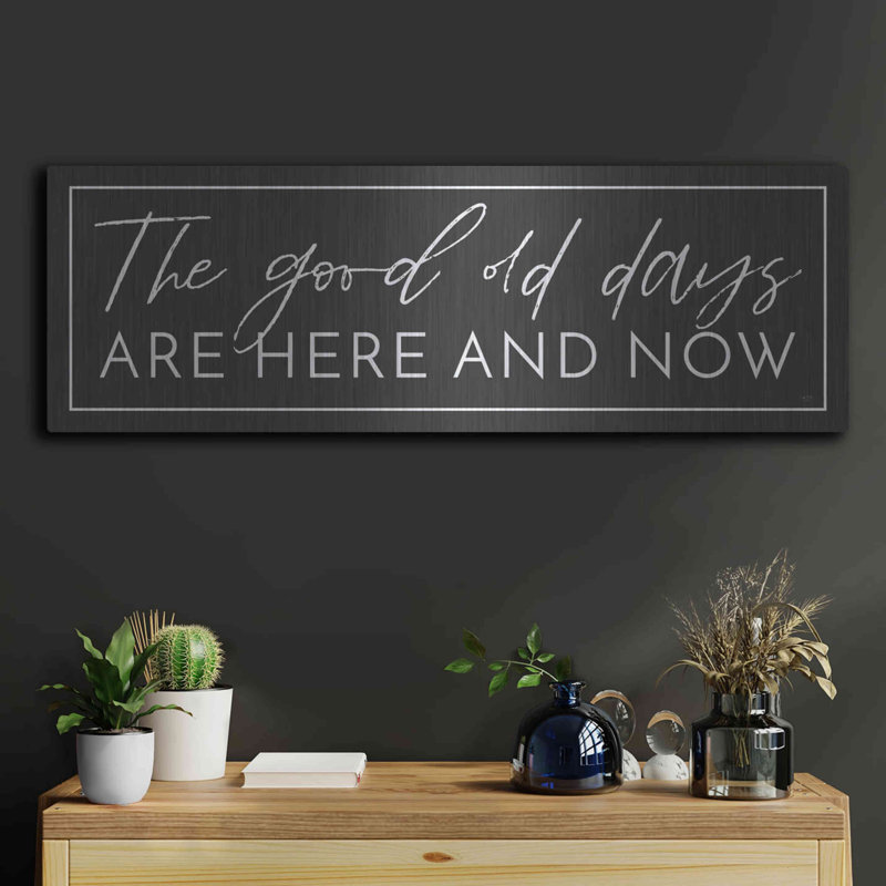 Art mural luxueux «The Good Old Days» par Lux + Me Designs, H 12 po x l 36 po
