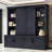 Storage Hall Tree With Sliding Rails Cabinet-1640538443