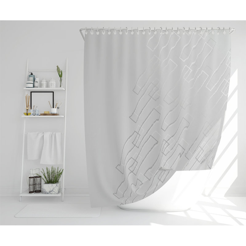 Dilyn Polyester Shower Curtain Set
