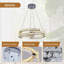 3 - Light Unique/Statement LED Chandelier
