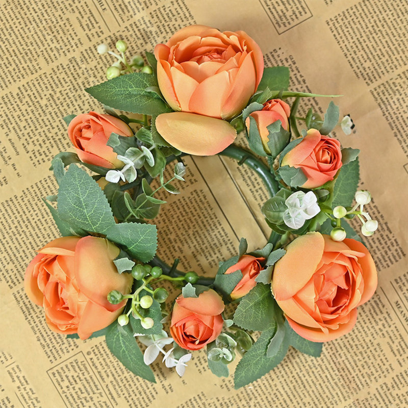 Guirlande de bougie décorative pour Noël, Orange