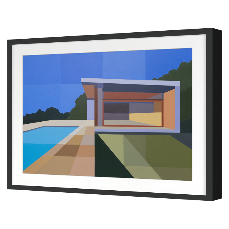 «Pool House» par Burgess, Andy, H 25 po x l 32 po, Noir