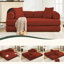 Lit-couchette pliable 3-en-1 de 78,5 po à 5 places en 1 bricolage, velours côtelé ergonomique 51
