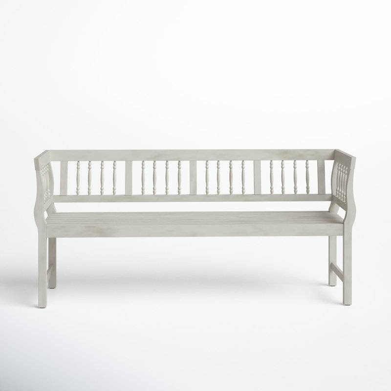 Dametta Bench, Antique White