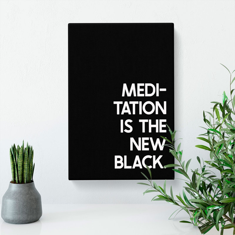 Meditation - Wrapped Canvas Print, 91cm H x 60cm W x 3cm D