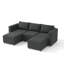  Canapé modulaire rembourré 5 pièces 90 po BOX MODULE STO SOFA-108376992