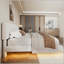 Lit flottant avec lumière White Boucle-128515209