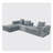 Convertible Modular Sectional Sofa Set Compression Sofa