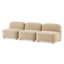Circuit Modular 3-Pc Armless Sofa-87082039