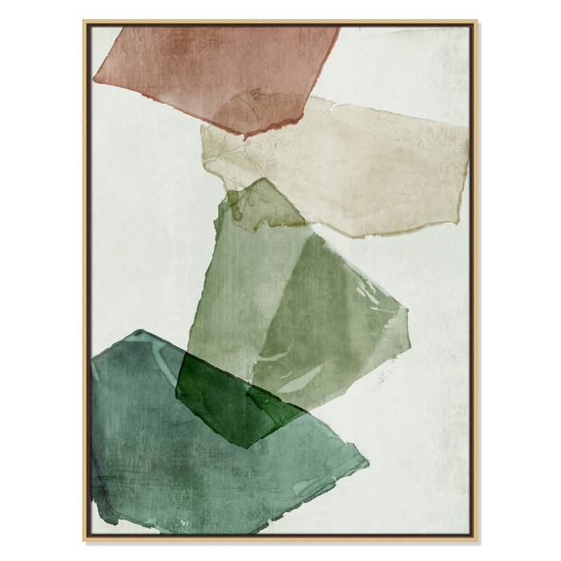 «Fragments in Soft Collision II» par Emma Peal, H 41,5 po x l 31,5 po, Flotteur naturel