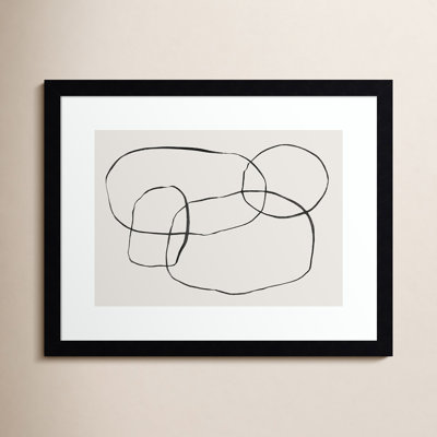 Modern Circles Print by Teju Reval