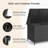 158 Gallon Extra Large Waterproof Wicker Deck Box, Outdoor Storage Box-113957475