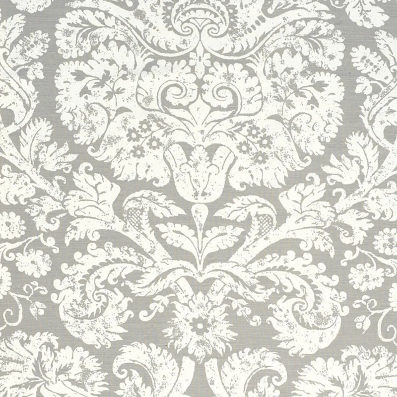 Barresa Damask Fabric, Pearl