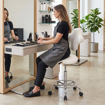 Chaise de bureau rotative à hauteur réglable