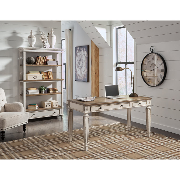 Braden 2 Writing Desk Office Set with Power Outlet