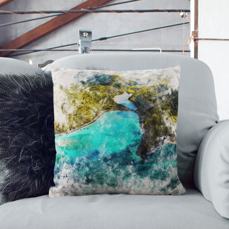 Square Cushion, 55cm H x 55cm W x 20cm D