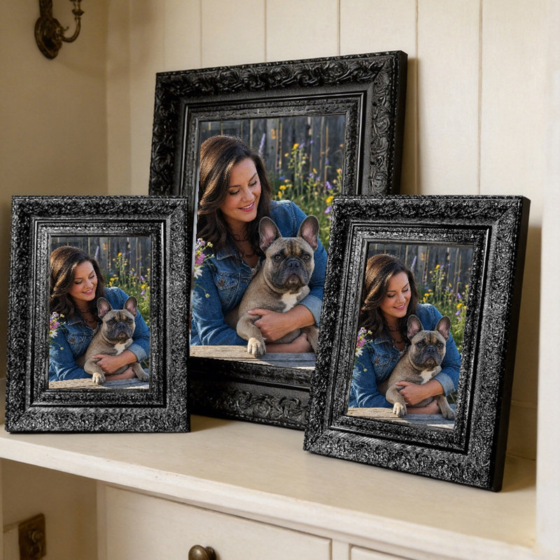 Cadre photo 11 pi x 14 po noir 1PC, Noir, 1, L 11 po x H 14 po