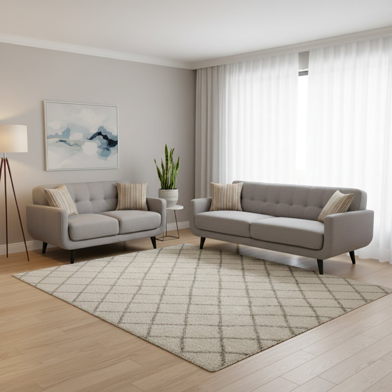 Ensemble de salon Sider, gris