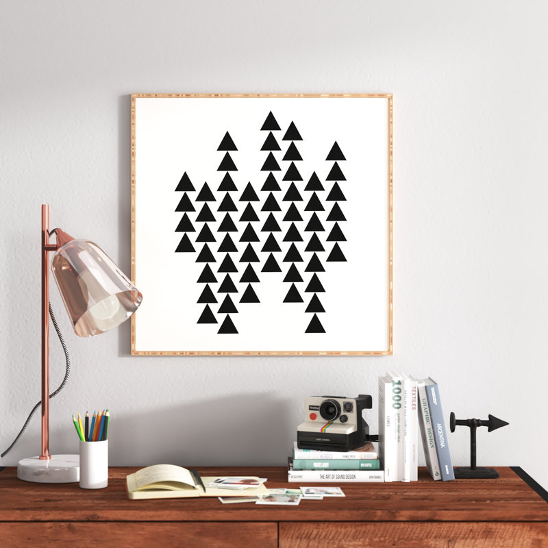Arrowing - Cadre photo, impression sur bois, H 20" x l 20" x P 1"