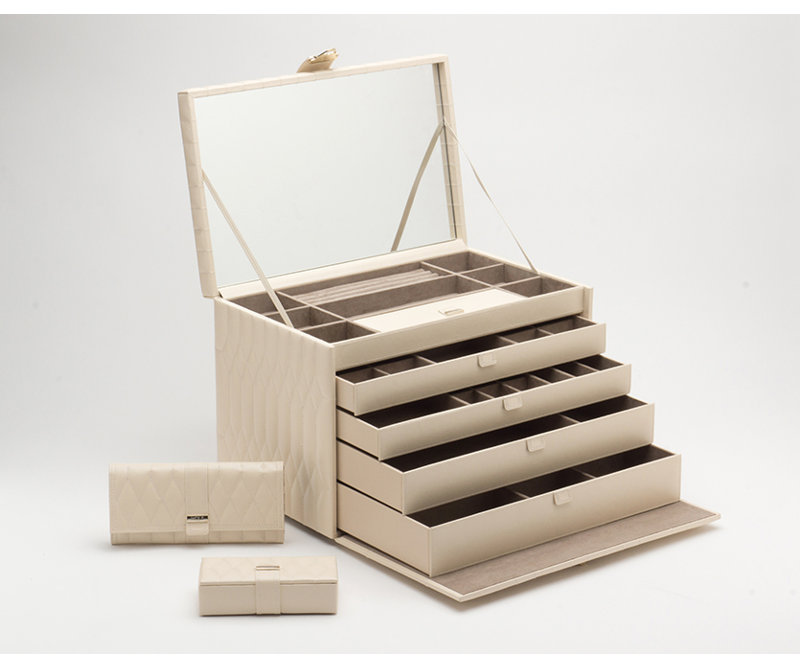 Caroline Leather Jewelry Box