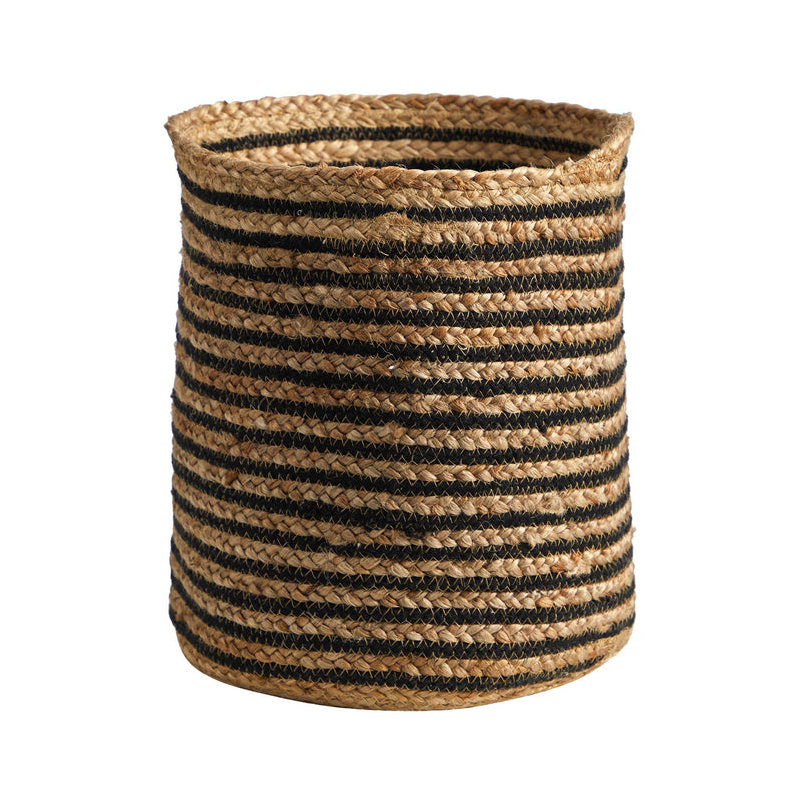 14in. Handmade Natural Jute Basket Planter