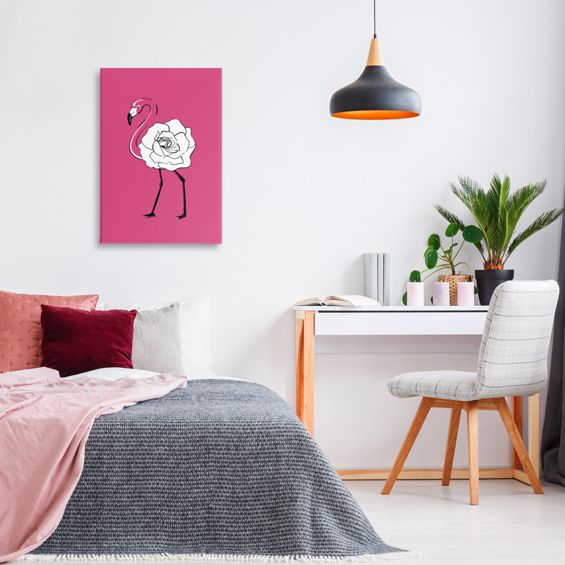«Rose Blossom Flamingo» par Martina Pavlova, H 30 po x l 20 po