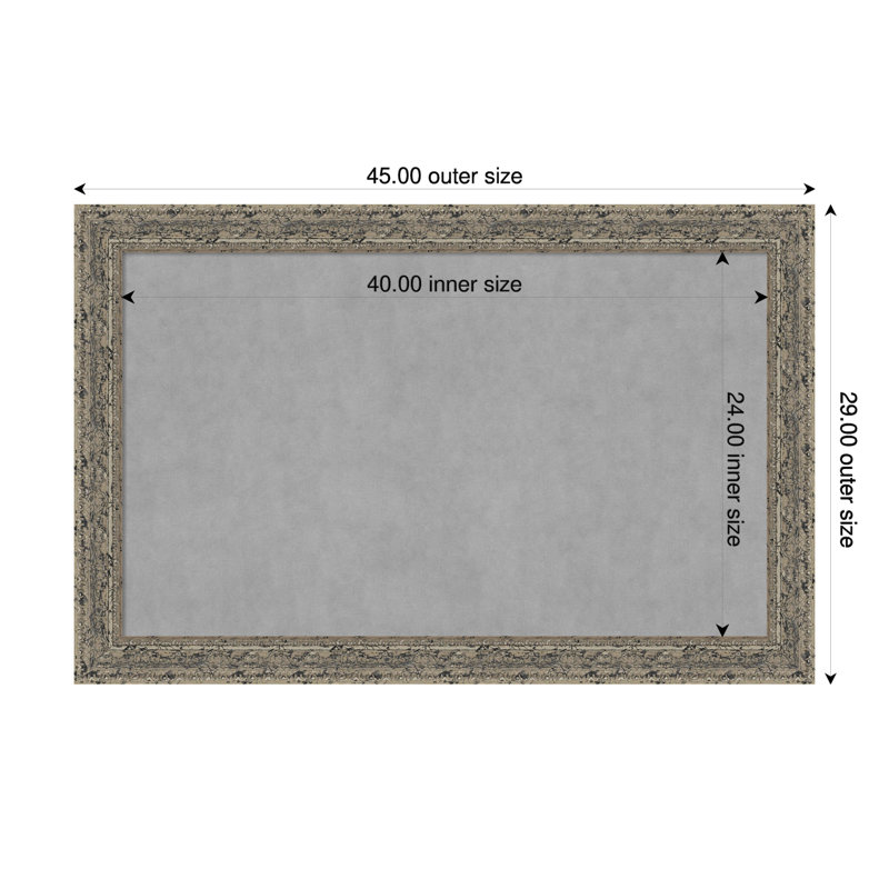 Tableau magnétique Attic Aged, H 29 po x l 45 po