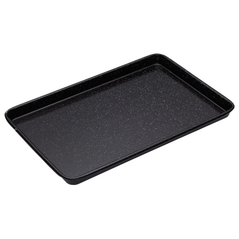 MasterClass Vitreous Enamel Baking Tray, 40 cm H x 27 W cm x 2 D cm