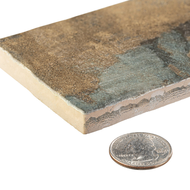 Homage 3-in. x 12-in. Subway Matte and Glossy Porcelain Wall Tile, Respect