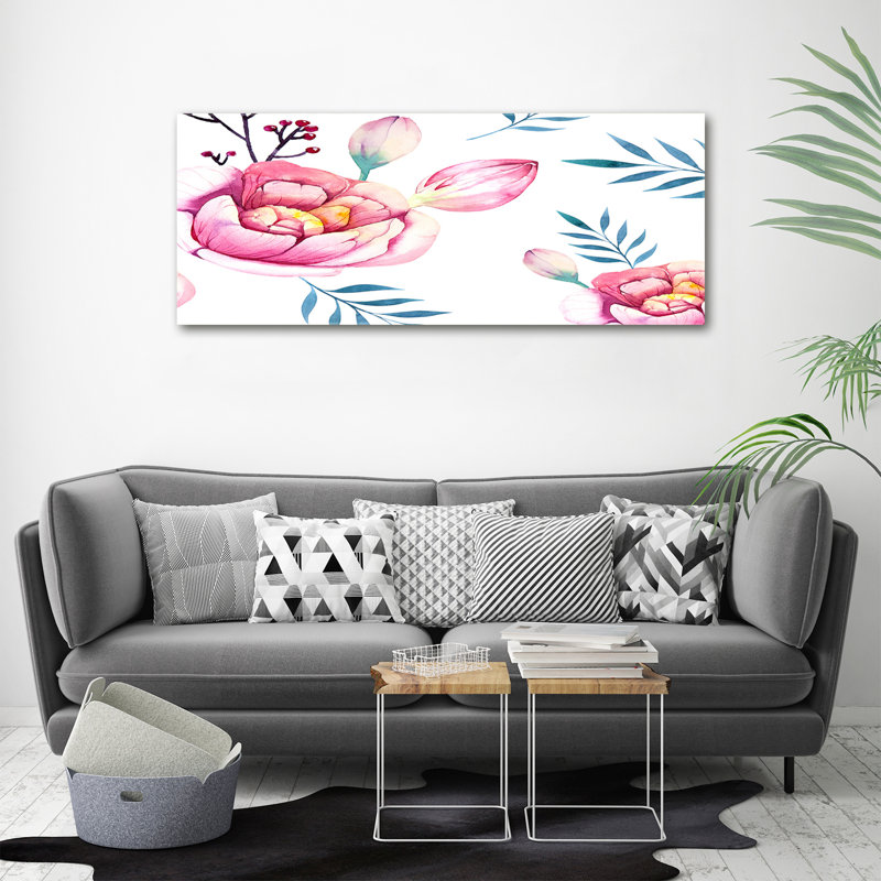 Floral Pattern - Wrapped Canvas Print