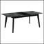 Bellingham Black Dining Table with Self-Storing Extension Leaf, Stylish and Versatile for Modern Interiors